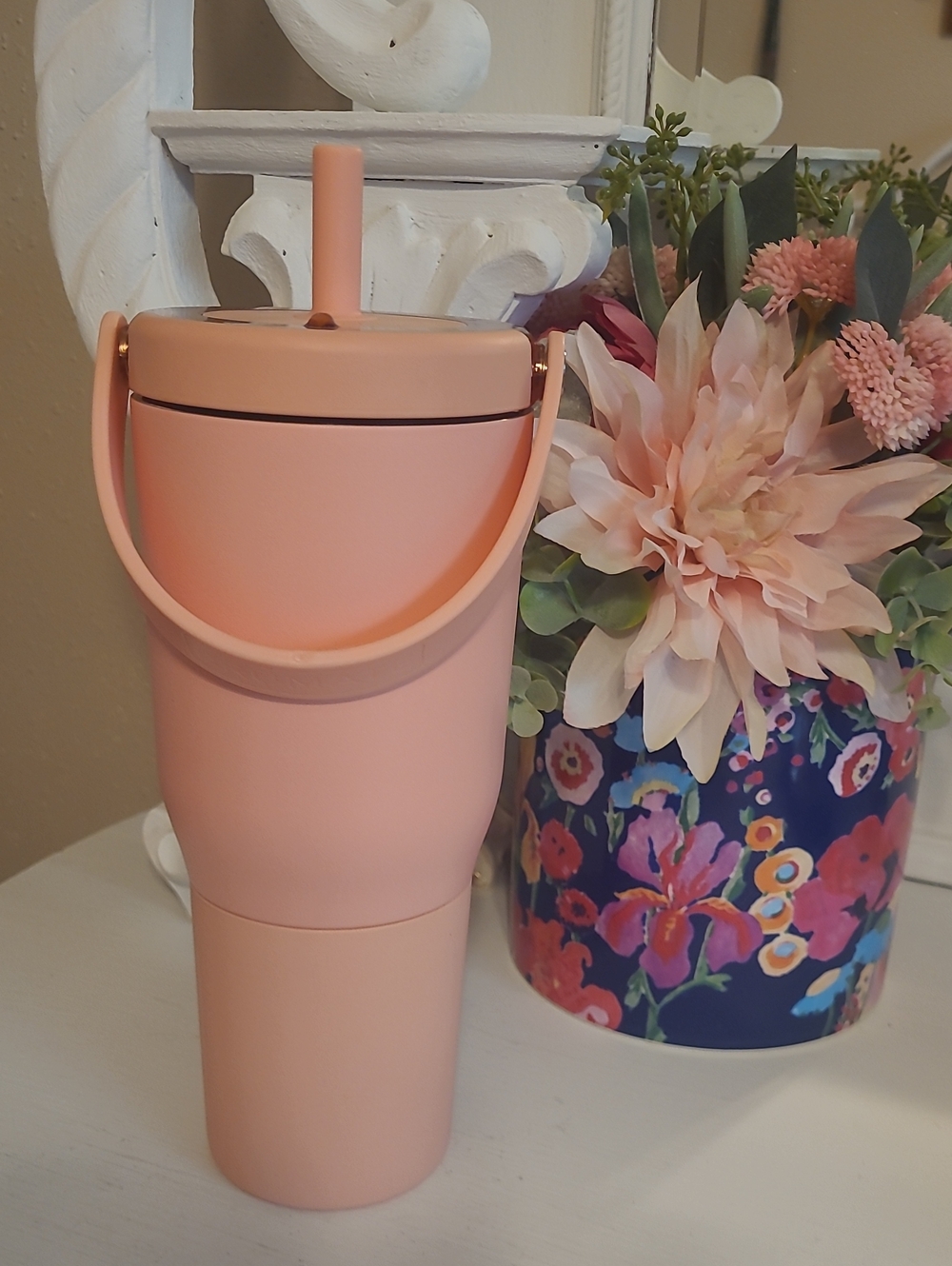 BruMate Resa 35 Oz Travel Cup Holds 35 Oz In The Color Guava